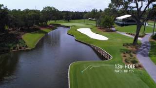 Flyover of TPC Sawgrasss Players Stadium Course  GOLFcom [upl. by Norry]