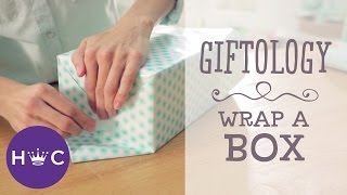 How to Wrap a Box  Giftology [upl. by Noirda]