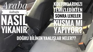 ARABA KOLTUK TEMİZLİĞİ NASIL YAPILIR [upl. by Arquit]