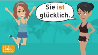 Deutsch lernen  Gefühle und Emotionen  Grammatik Nebensätze Verben amp Adjektive mit Präpositionen [upl. by Neda700]