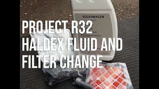 How to change the haldex fluid and filter on a Mk5 R32 haldex service G055175A2 02D598574 [upl. by Mehetabel]