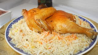 Chicken Mandi Yemeni Mandi recipe  Arabic rice recipe [upl. by Dickie]