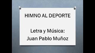 HIMNO AL DEPORTE  ECUADOR [upl. by Harday]