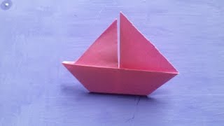 Origami  Barco velero de papel [upl. by Teplica]