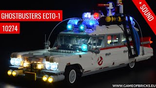 LEGO Ghostbusters ECTO1 10274 Light Kit Sound Version [upl. by Ree]