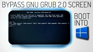 Stuck in GNU Grub 20 Screen Try this [upl. by Nnyroc]