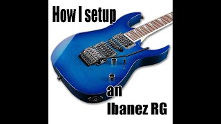 How I setup an Ibanez RG [upl. by Avan]