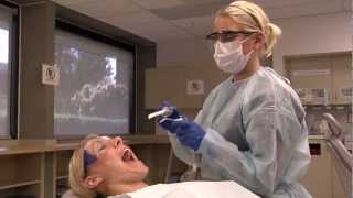 Dental Assistant Training Suctioning [upl. by Orgel]